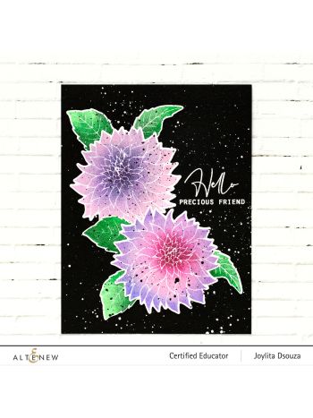 Altenew - Mini Delight: Café Au Lait Dahlia - Clear Stamps | bastel-traum.ch